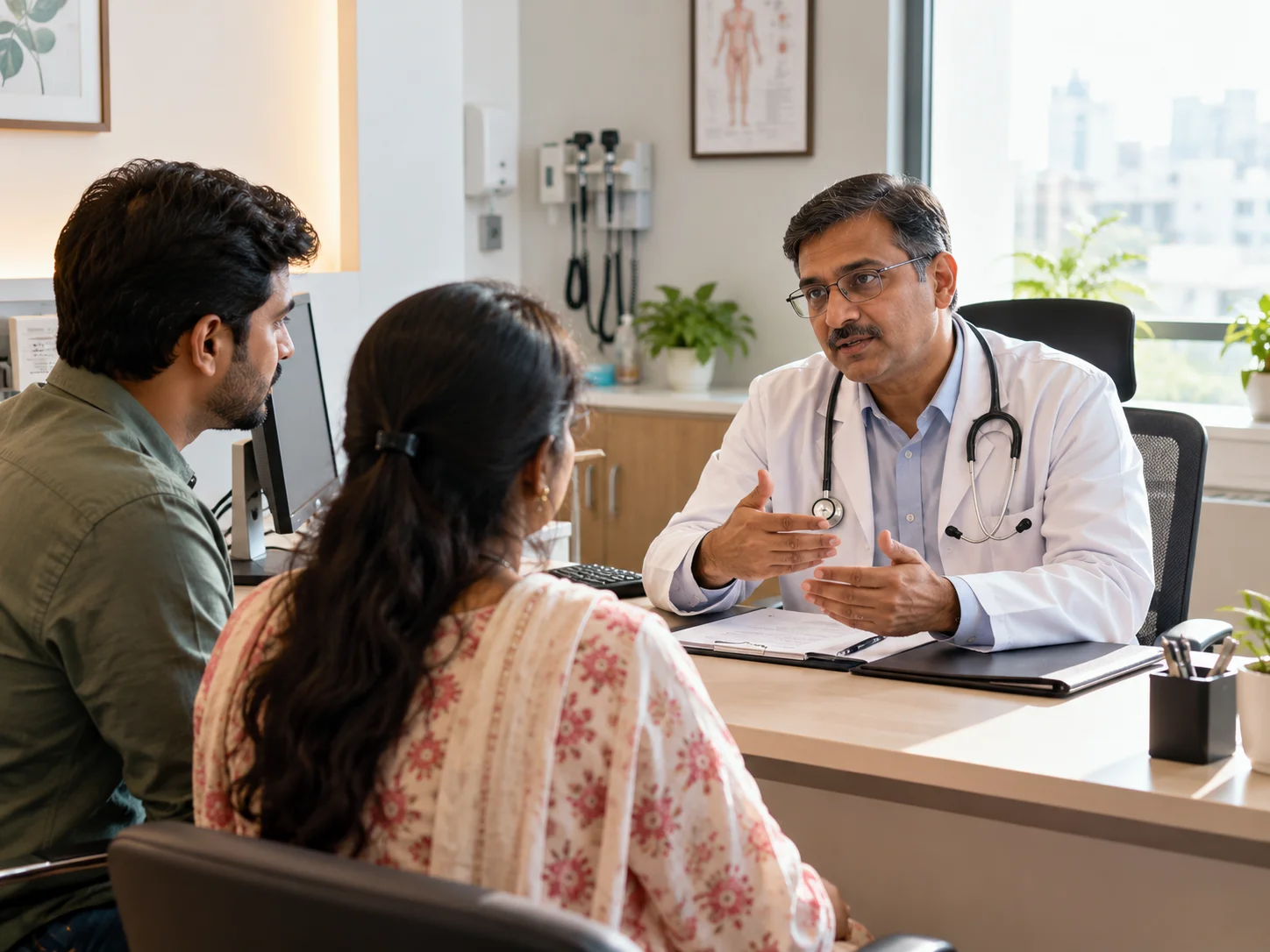 Doctor consultation with patient